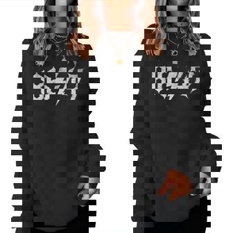 Sarcastic 8647 Vintage 80S Style 86 47 Rock Music 8647 Women Sweatshirt | Mazezy