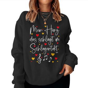 Schlager Party Oberteil Damen -Chlagerparty Outfit Frauen Sweatshirt Frauen - Geschenkecke