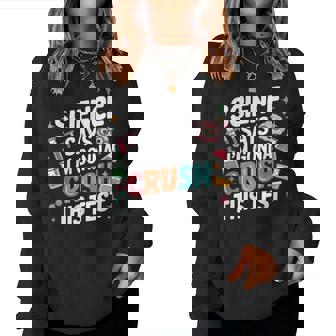 Science Says I'm Gonna Crush This Test Teacher Testing Day Women Sweatshirt - Monsterry