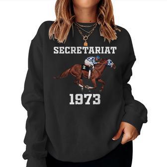 Secretariat 1973 Horse Racing Women Sweatshirt - Thegiftio UK