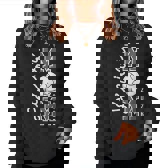 Senior Mom 2026 Volleyball Mommy Class Of 2026 Graduation Women Sweatshirt - Monsterry