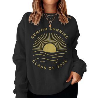 Senior Sunrise 2026 High School 12Th Twelfth Grade Sun Women Sweatshirt - Thegiftio UK