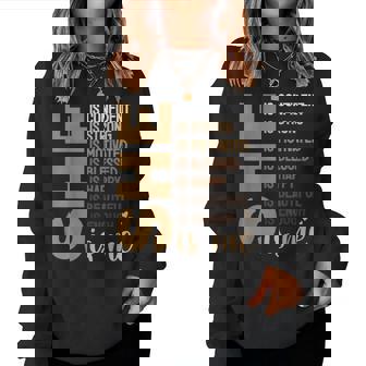 She Is Me Black Beautiful Strong Blessed Women Sweatshirt - Thegiftio