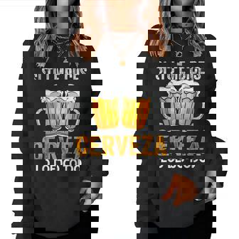Si Tu Me Dices Cerveza Beer Lovers Regalo Cerveza Amantes Sudadera Mujer - Regaloses