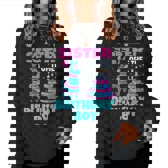 Sister Birthday Boy Llama Pinata Party Family Mathing Women Women Sweatshirt - Thegiftio