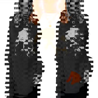 Skull Grunge Graphic For Men Women Sweatshirt - Monsterry