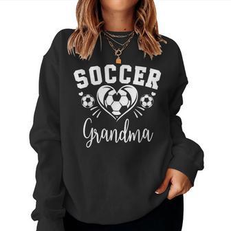 Soccer Grandma Soccer Heart Women Sweatshirt - Thegiftio