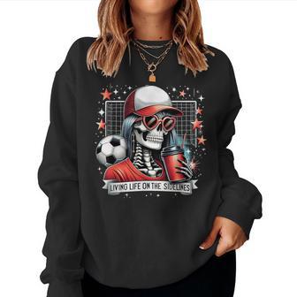Soccer Mama Mom Life On The Sidelines Mommy Mother's Day Women Sweatshirt - Thegiftio