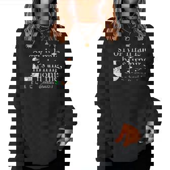Sorry I'm Late His Timing Not Mine Christian Goose Women Sweatshirt - Thegiftio