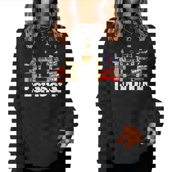 Souvenir De Londres Angleterreintage City British Uk Hommes S Sweat-shirt pour femme - Cadeauxyz