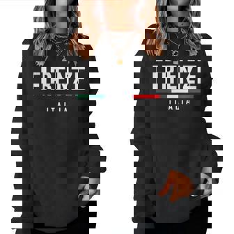 Souvenir Rétro Firenze Italia Florence Italie Garçons Et Filles Sweat-shirt pour femme - Cadeauxyz