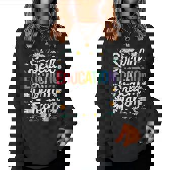 Special Education Dream Team Back To School Sped Teacher Women Sweatshirt - Monsterry