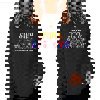 Spider Grandma Mother's Day Matching Family Birthday Women Sweatshirt - Thegiftio