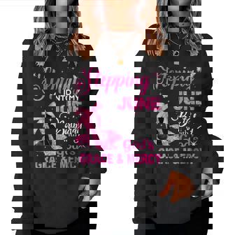 Stepping Into My June Birthday Queen Girl Women Sweatshirt - Thegiftio