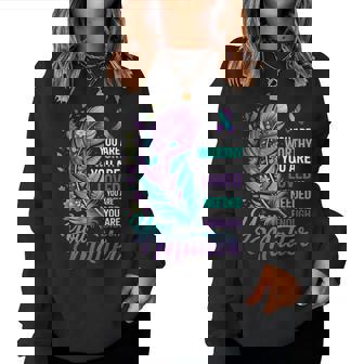 Suicide Prevention You Matter Mental Health Awareness Women Women Sweatshirt - Monsterry