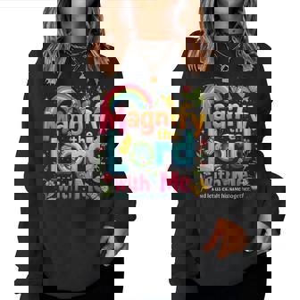 Summer Camp Magnify The Lord Christian Vbs 2025 Women Sweatshirt - Monsterry