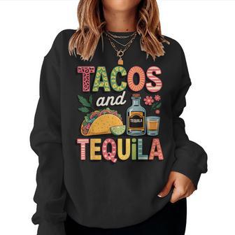 Tacos And Tequila Women Sweatshirt - Thegiftio UK
