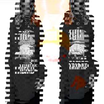 Tardigrade ウミグマ クマムシ 苔 生物学 レディーススウェットシャツ - Kawaiitshirt