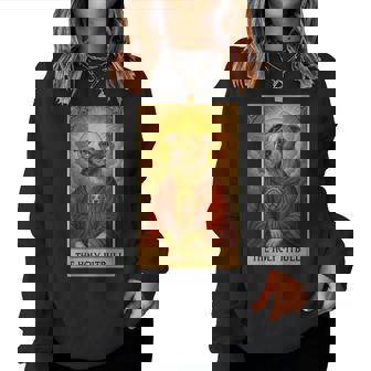 Tarjeta De Tarot Pitbull Cuello Sudadera Mujer - Regaloses
