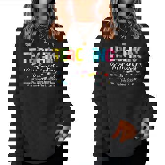 Teaching Is My Ministry God Christian Teacher Back To School Women Sweatshirt | Mazezy