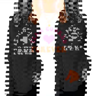 Team Conrad Forever Retro Groovy Women Sweatshirt - Thegiftio