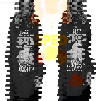 Team Sped We Stick Together Bread Jam Teacher Student Women Sweatshirt - Thegiftio