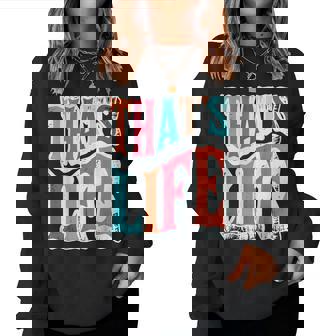That Is Life Retro Groovyintage レディーススウェットシャツ - Kawaiitshirt