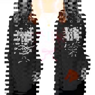 Third Grade Teacher Coquette Bow Elementary School Women Sweatshirt - Thegiftio