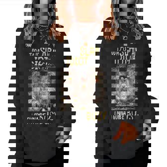 Today Is Slap An Idiot Day I’M Gonna Be Busy Crazy Chicken Women Sweatshirt - Monsterry