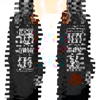 I Have Two Titles Mom And Gigi Best Gigi Mother's Day Floral Women Sweatshirt - Monsterry