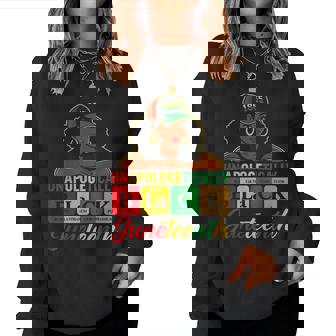 Unapologetically Black Woman Junenth 1865 Periodic Women Women Sweatshirt - Thegiftio UK