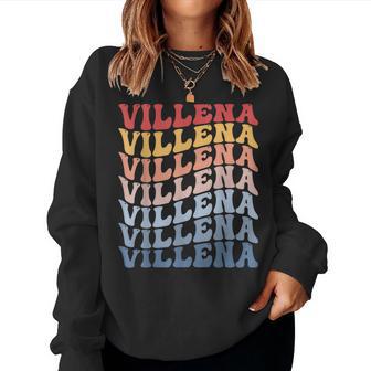 Villena City Groovy Retro Sudadera Mujer - Regaloses