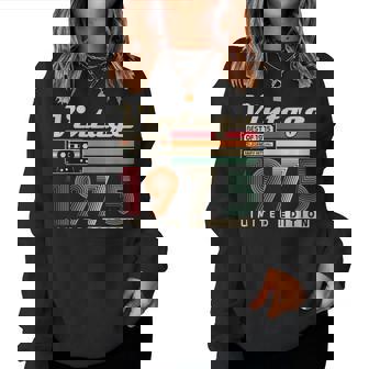 Vintage 1975 Retro Regalo 50 Cumpleaños Hombres Y Es Sudadera Mujer - Regaloses