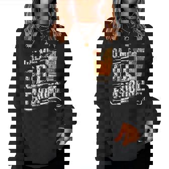 Vintage Call Me Old Fashioned Whiskey Cocktail Women Sweatshirt - Monsterry