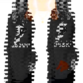 Vintage Lazy Panda No You Do It Retro Cute Panda Women Sweatshirt - Monsterry