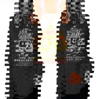 Vintage Juillet 1975 Rétro Anniversaire 50 Ans Hommes S Sweat-shirt pour femme - Cadeauxyz