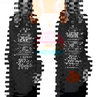 Vintage Retirement Retired Women Women Sweatshirt | Seseable UK