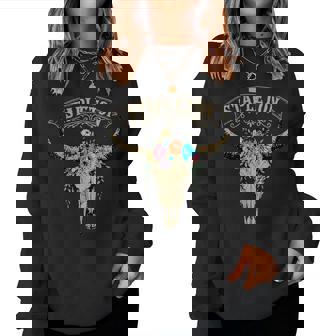 Vintage Stapleton Last Name Personalized Stapleton Flower Women Sweatshirt | Mazezy