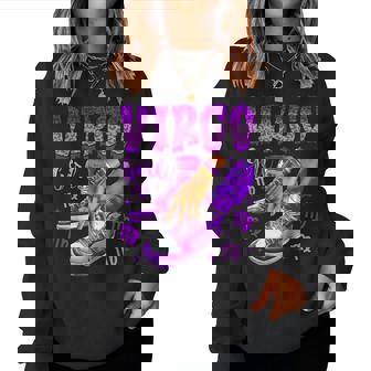 Virgo Girl Birthday Black Sneakers Zodiac Sign Women Sweatshirt | Mazezy