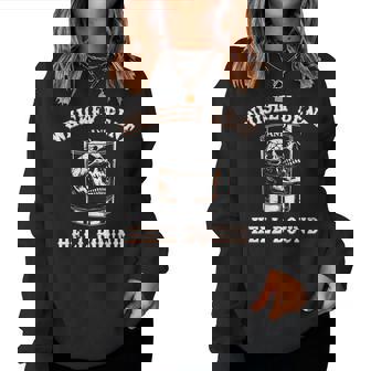 Whiskey Bent & Hell Bound Western Cowgirl Skeleton Women Sweatshirt - Thegiftio