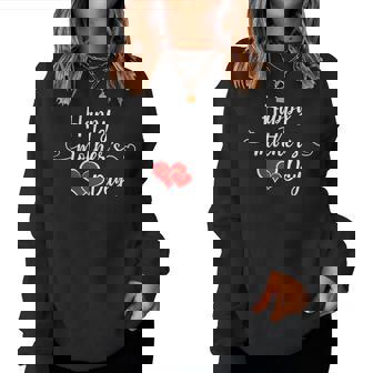 Wife And Mom Heart For Happy Mother Day Women Sweatshirt | Mazezy