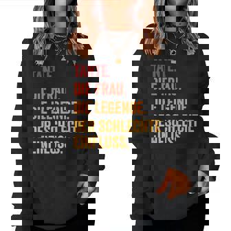 Women's Tante Derchlechte Einfluss Du Wirst Tante Sweatshirt Frauen - Seseable