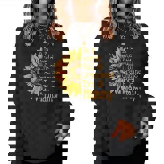 In A World Of Grandmas Be A Mammy Special Grandma Women Sweatshirt | Mazezy