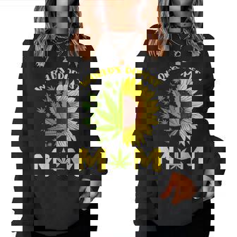 World's Dopest Mom Weed Marijuana Cannabis Weed Mother's Day Women Sweatshirt - Monsterry