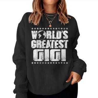 World's Greatest Gigi T Best Ever Award Women Sweatshirt - Thegiftio UK