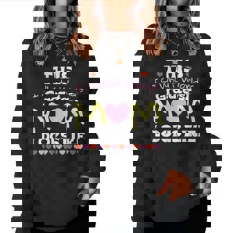This Is What World's Greatest Mom Looks Like Mother's Day Women Sweatshirt | Mazezy