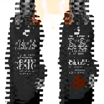 Zsa Zsa Is My Name Graphic For Zsa Zsa Grandma Women Sweatshirt | Mazezy