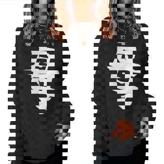 【母】母の日 お母さん 面白い 文字 家族お揃い ネタ ウケ狙い 笑える おもしろ ユーモア お笑い 文字入り レディーススウェットシャツ - Kawaiitshirt