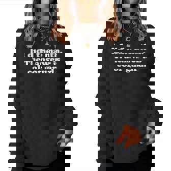 おもしろカラーガード 女の子 男の子 男性 女性 レディーススウェットシャツ - Kawaiitshirt