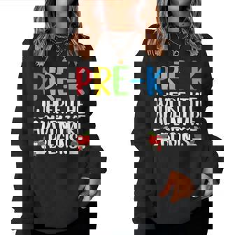 かわいい Pre-K Teacher chool Prek Teacher メンズ レディース レディーススウェットシャツ - Kawaiitshirt